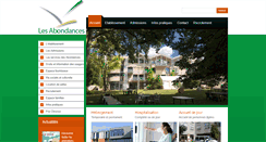 Desktop Screenshot of lesabondances.fr